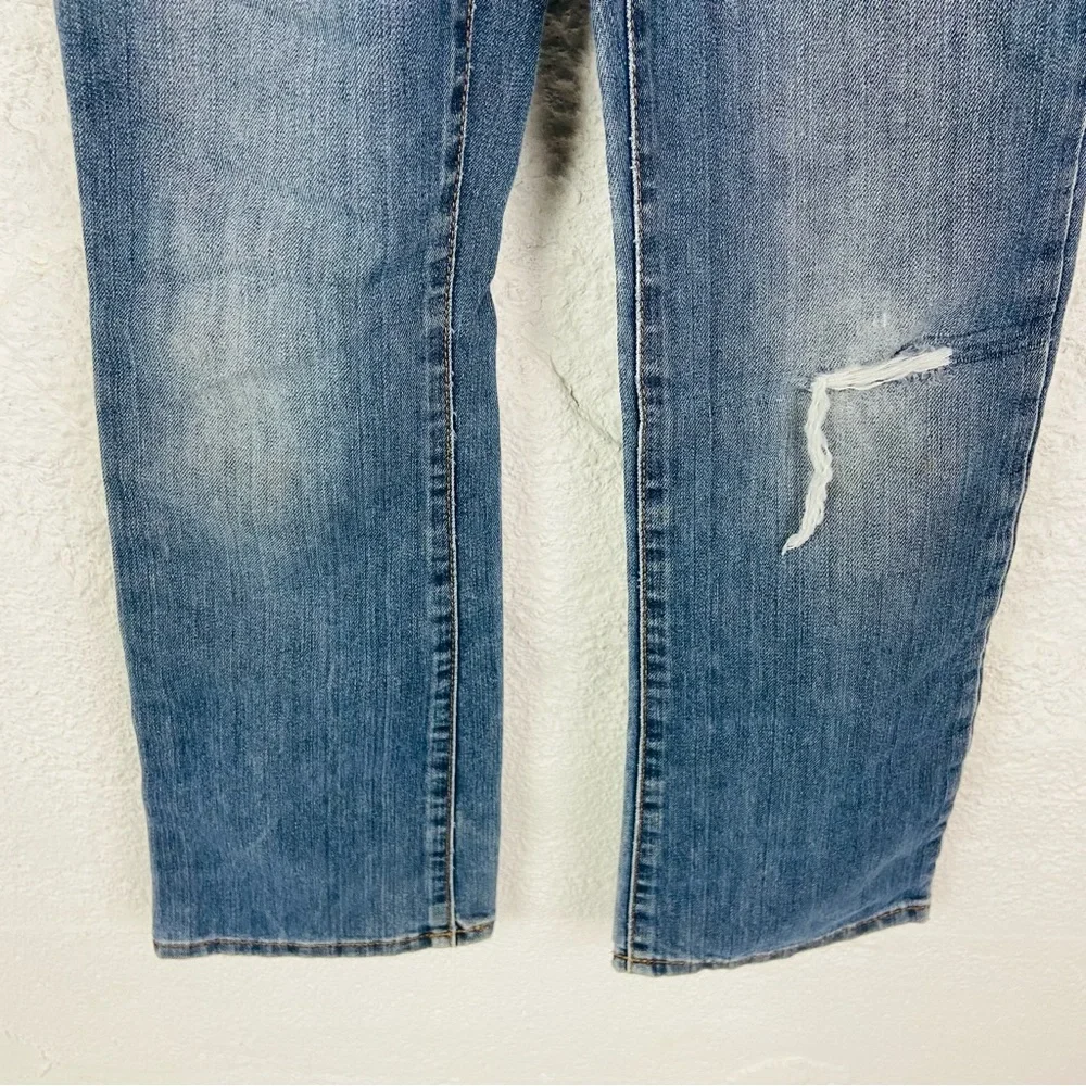 The Children's Place Blue Bootcut denim distressed Jeans size 8